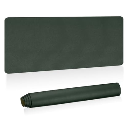 PATIKIL Desk Mat, 48x17 Non-Slip Waterproof PU Leather desk Pad, Dual Sided for Office & Home, Dark Green - color: Dark Green, size: 48"x17"