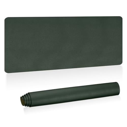 PATIKIL Desk Mat, 48x17 Non-Slip Waterproof PU Leather desk Pad, Dual Sided for Office & Home, Dark Green - color: Dark Green, size: 48"x17"