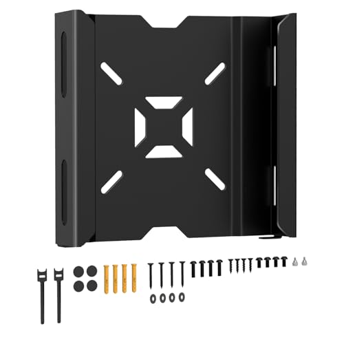 Mini PC VESA Mount for Lenovo ThinkCentre M720Q, M710Q, M715q, M900, M900x, M910Q, M73, M800z, M700, M700z, M600, 10M2,10M3, Wall & Under Desk Mount for Lenovo ThinkCentre Tiny Desktop Mini PC