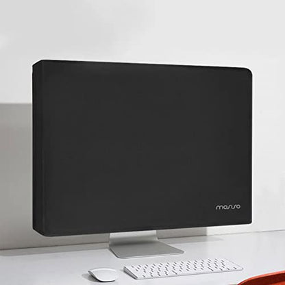MOSISO Monitor Dust Cover 22, 23, 24, 25 inch Anti-Static Dustproof LCD/LED/HD Panel Case Computer Screen Protective Sleeve Compatible with iMac 24 inch, 22-25 inch PC, Desktop and TV, Black - color: Black, size: 22-25 inch
