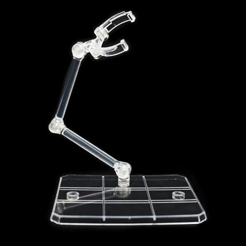 Action Figure Stand, Doll Model Display Holder Base Doll Support Stand Compatible with HG RG SD SHF Gundam 1/144 Toy Collectible Display and Storage
