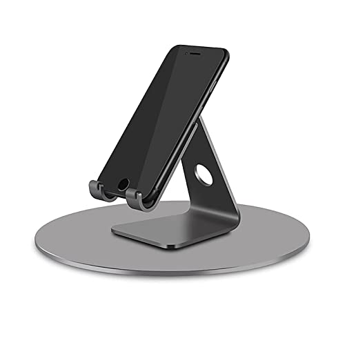 360° Rotation Monitor Stand, Grey Aluminum Alloy, Wide Compatibility for iMac, Laptop, Potted Plants, Arts & Crafts and More - color: Grey