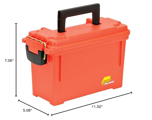 Plano 1312 Dry Storage Emergency Marine Box, Orange - size: One Size