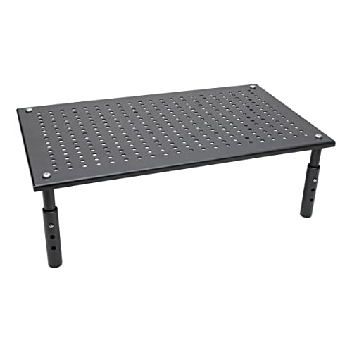 Tripp Lite Computer Monitor Stand, Adjustable Height, 18 x 11 in., Metal, Black (MR1812M) - style: 18 x 11 in