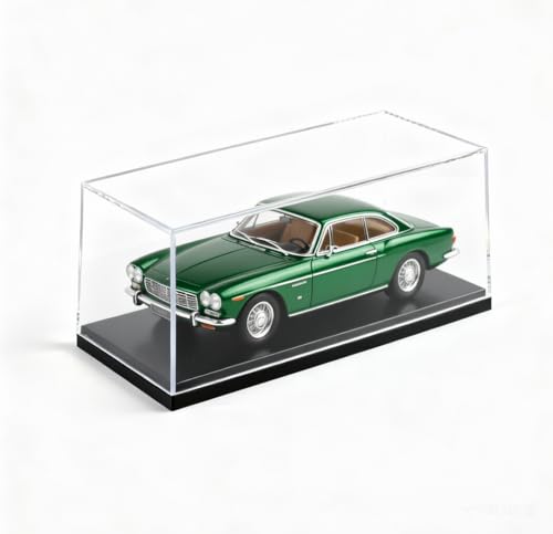Model Car Display Case for 1:32 Scale Diecast Cars, Clear Acrylic Stackable Showcase Box for Toys & Memorabilia, Dustproof Collector Storage with Black Base, 8 x 3.7 x 3.7 Inch - size: 8 x 3.7 x 3.7 inch