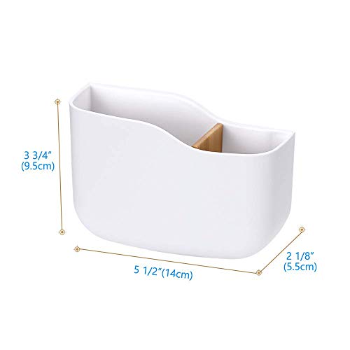 Poeland Remote Control Holder Wall Mounted Universal TV Remote Organizer Caddy Box