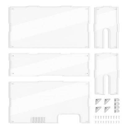 PlayVital Clear Acrylic Dust Cover for Nintendo Switch 2 | Transparent Display Box for Switch 2 Dock Mode, Magnetic Ventilation Top - Transparent - color: Transparent