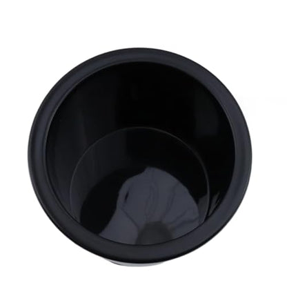 Dnyta 2Pcs 4.2" x 4" Black Plastic Cup Holder Insert, Sofa Recliner Car Seat Cups Holder Replacement, Poker Table Cup Holders, for Table, Sofa, Boats, Truck, Car - color: 2pcs, Black, size: 4.2" x 4", Bottom U-shaped groove