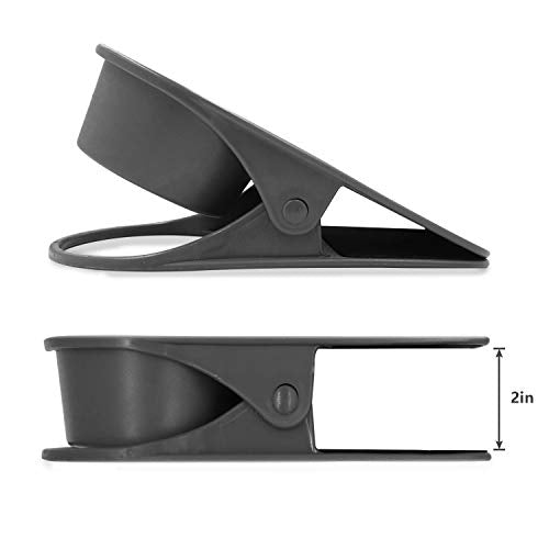 Dirza Clip On Cup Holder for Office Chair Table Desk Side to Hold Coffee Water Drink Beverage Soda Tea Grey - color: Grey