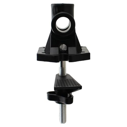 TAODAN 2PCS Black Desktop Mounting Bracket Universal Clamp 5-45mm Thickness Installation Range Rotary Workbench Fixture for Securing Microphones and Cameras