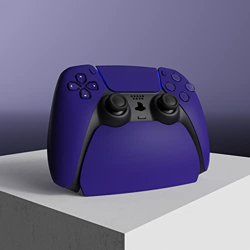 PlayVital Controller Display Stand for ps5, Gamepad Accessories Desk Holder for ps5 Controller with Rubber Pads - Galactic Purple - color: Galactic Purple