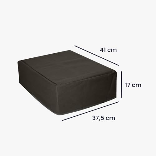 kwmobile Dust Cover Compatible with Epson EcoTank Photo ET-8500 - Printer Case - Fabric Protector Cover - Dark Grey