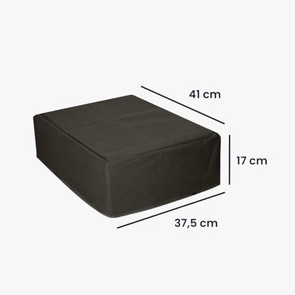 kwmobile Dust Cover Compatible with Epson EcoTank Photo ET-8500 - Printer Case - Fabric Protector Cover - Dark Grey