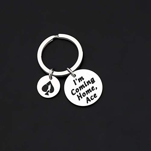 TGBJE Gamer Gift Game Keychain I'm Coming Home Ace Gift