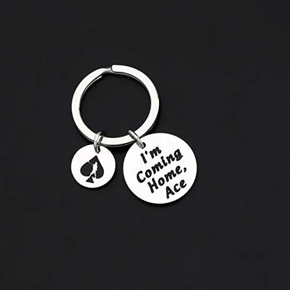 TGBJE Gamer Gift Game Keychain I'm Coming Home Ace Gift