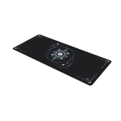Pixio Mouse Pads - 36 x 16 inch XXL Cosmic Orbit Black Multifunctional Large Desk Mats for Gaming, Office, Desktop Anti-Slip Waterproof Washable Computer Mouse Mat - color: Black Cosmic Orbit