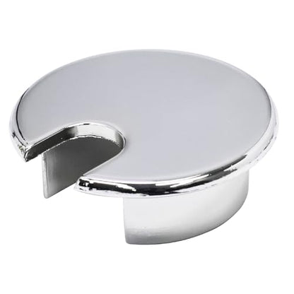 Desk Grommet 1-3/8" (35 mm), Desk Cord Hole Cover, Cable Grommet Metal Zinc Alloy Materilal, Desk Hole Grommet for Office and Home Table Cable, Detachable Cable Cord Organizer (Bright Silver 1 Pcs) - size: 1-3/8" (35 mm), style: Bright Silver