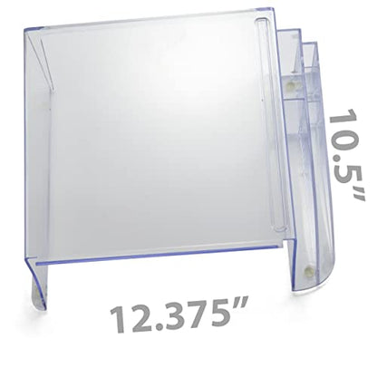 Officemate Telephone Stand, Laptop Stand, Clear Plastic Computer Riser, Laptops Elevator for Desk, Clear (21524)