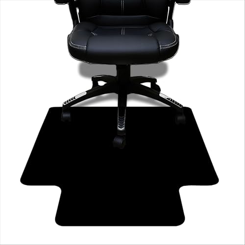 Custom Office Chair Mats, Personalized Gaming Chair Mat with Your Text Photo Image Logo, 30" x 48" with Lip Multi-Purpose Chair Carpets for Hardwood Floor Protector, Black - color: Fba-black, size: 30"x 48"