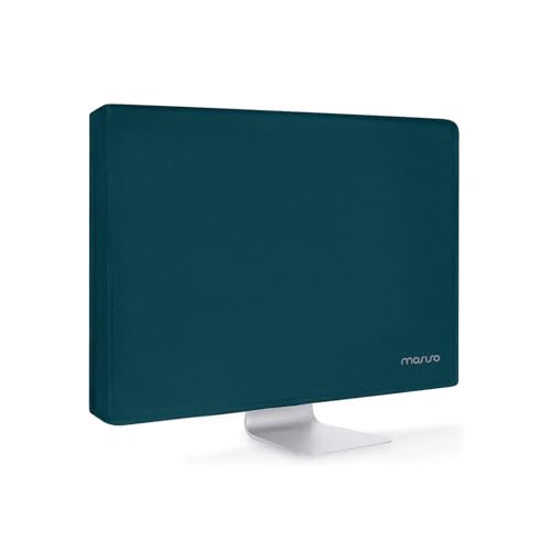 MOSISO Monitor Dust Cover 22, 23, 24, 25 inch Anti-Static Dustproof LCD/LED/HD Panel Case Computer Screen Protective Sleeve Compatible with iMac 24 inch, 22-25 inch PC, Desktop and TV, Teal Green - color: Teal Green, size: 22-25 inch