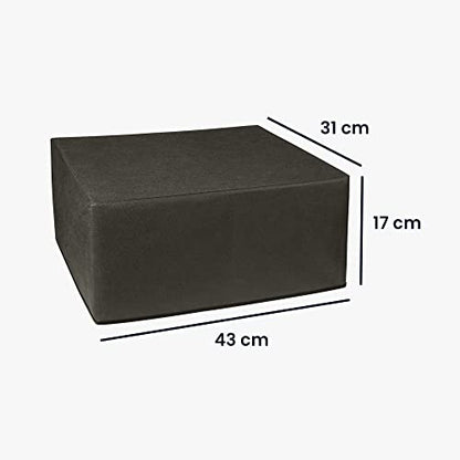 kwmobile Dust Cover Compatible with HP DeskJet 2755e / DeskJet 2720e / 2710e / 2820e / 2721e - Printer Case - Fabric Protector Cover - Dark Grey - color: Dark Grey