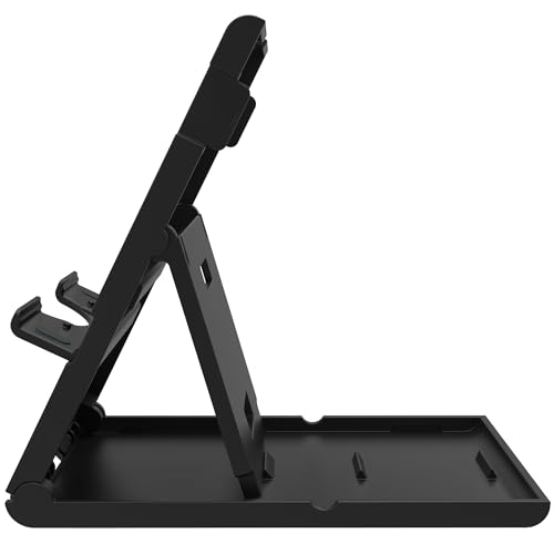 HORI Compact Playstand for Nintendo Switch Officially Licensed by Nintendo, Adjustable - style: Black