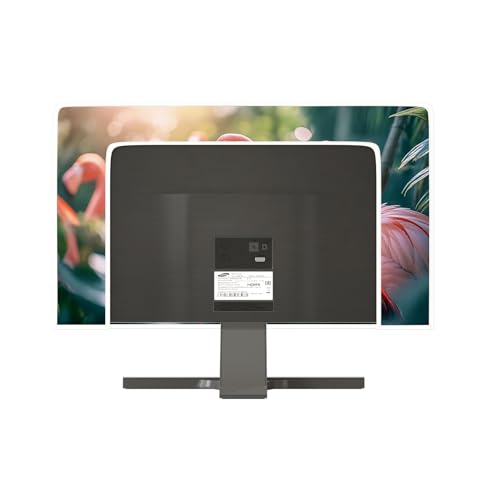 Pink Tropical Flamingo Monitor Dust Covers 22, 23, 24, 25 Inch Green Plants Anti-Static LCD-Silky HD Panel Dust Protective Sleeve Compatible with iMac 24, 22-25 Inch PC,Desktop and TV - color: pink, size: 22-25 Inch
