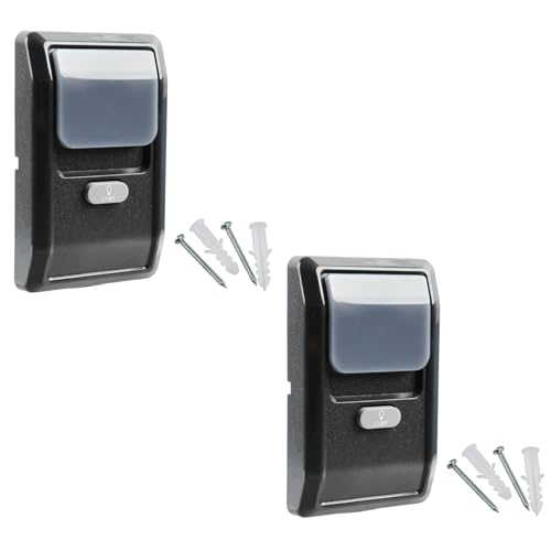 2X Garage Outlet Garage Door Opener Remote Control Security Multi Function Wall Mounted Panel Pad Replacement for Liftmaster Chamberlain Craftsman Sears (882LMW)
