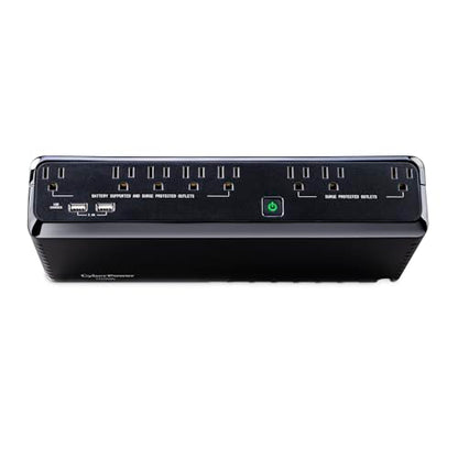 CyberPower SL700U Standby UPS Battery Backup and Surge Protector, 700VA/370W, 8 Outlets, Slim Profile, UL Certified - size: 700VA, style: Slim