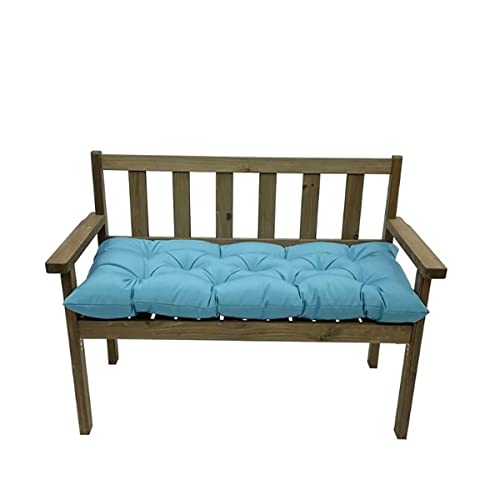 Outdoor Waterproof Bench Cushions Garden Bench Cushion Tufted Chair Pad 20 x 40 in Replacement Seat Pad Cushion Teal - color: Teal