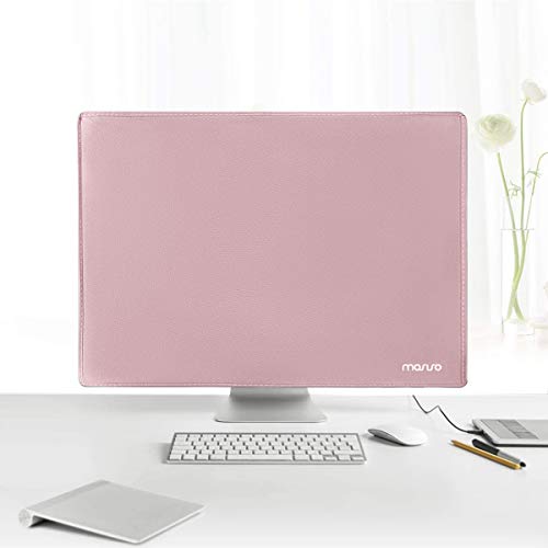 MOSISO Monitor Dust Cover 22, 23, 24, 25 inch Anti-Static Dustproof LCD/LED/HD Panel Case Computer Screen Protective Sleeve Compatible with iMac 24 inch, 22-25 inch PC, Desktop and TV, Pink - color: Pink, size: 22-25 inch