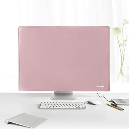 MOSISO Monitor Dust Cover 26, 27, 28, 29 inch Anti-Static Dustproof LCD/LED/HD Panel Case Computer Screen Protective Sleeve Compatible with iMac 27 inch, 26-29 inch PC, Desktop and TV, Pink - color: Pink, size: 26-29 inch