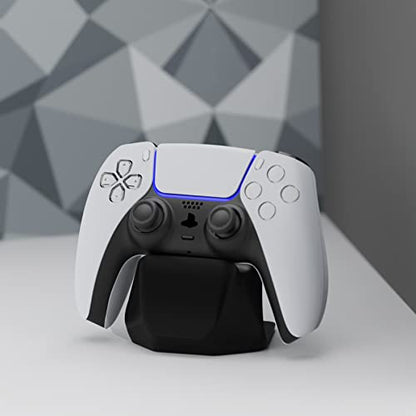 PlayVital Universal Controller Stand for Nintendo Switch 2 Pro & Switch Pro, Gamepad Stand for ps5 & ps4 Controller, Display Stand Holder forXbox Series X/S Controller – Solid Black - color: Solid Black
