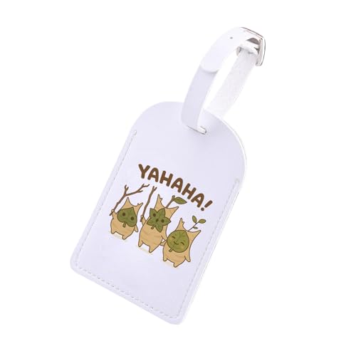 Yahaha Japanese Video Game Themed Gift Green Arboretum Plant Lover Gift Korok Forest Luggage Tag (Yahaha tag)