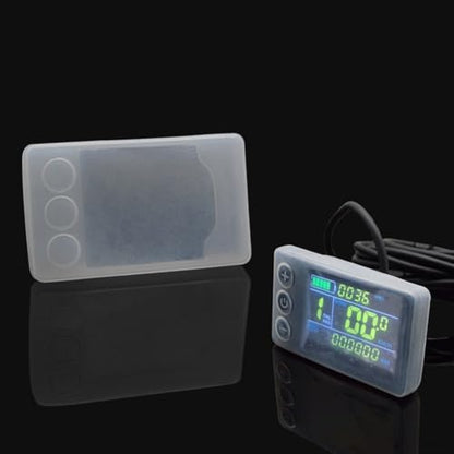 Electric Monitor Cover, Silicone Protective Case For S866 LCD Display Electric Bike Scooter, Display Protective Dust Cover For Scooter, Dustproof and Waterproof