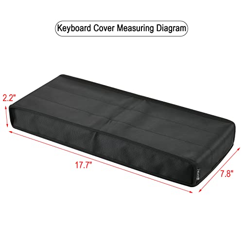 Keyboard Dust Cover, Covers Standard Size PC Keyboards, 1680D Nylon Anti-dust and Waterproof Keyboard Protector Cover Case (17.7 x 7.8 x 2.2 Inch, L)
