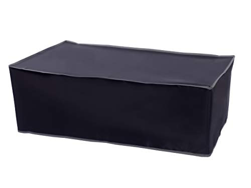 The Perfect Dust Cover LLC Black Nylon Waterproof Dust Cover Compatible with HP Envy Photo 7820, 7855, 7858 Wireless Printers, Dimensions 17.8''W x 16.2''D x 7.5''H