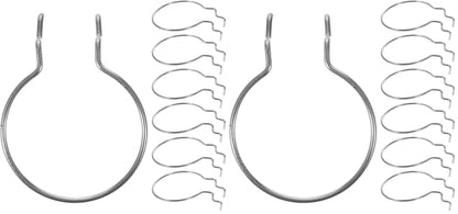 Angoily J Hooks 10pcs Pegboard Cup Holder Rings Pegboard Hooks Containers Jar Hook Holder for Kitchen Laundry Room Organizer Tool J Hook (Pack of 2) - size: 9X7CM (Pack of 2)