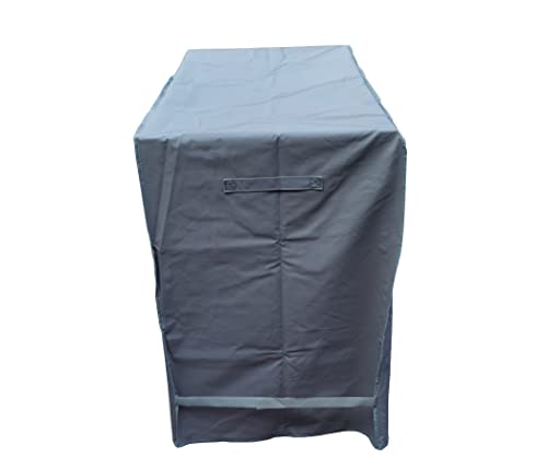 Waterproof 80 Qt Rolling Cooler Cart Cover Fits Most Patio Ice Chest Party Cooler Upto 34L x 20W x 32H inch-Grey - color: Grey, size: 34L x 20W x 32H inch