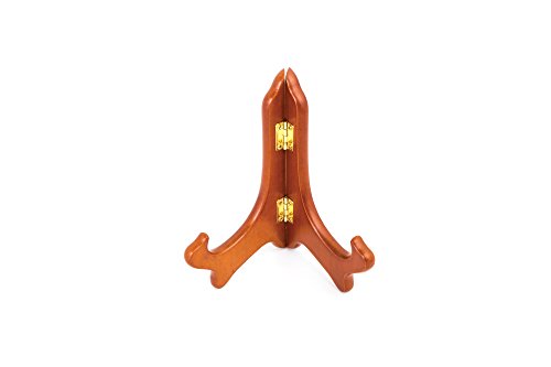 Fox Run Pine Wood Plate Stand, 6-Inch - color: Pine, size: 6-Inch