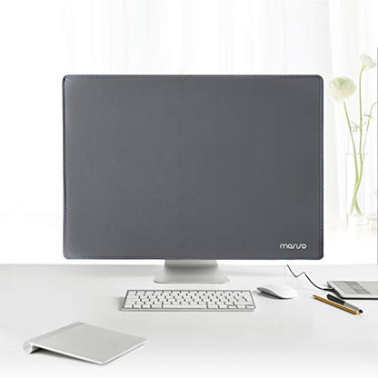 MOSISO Monitor Dust Cover 32, 33, 34, 35 inch Anti-Static Dustproof LCD/LED/HD Panel Case Computer Screen Protective Sleeve Compatible with 32-34 inch PC, Desktop and TV, Space Gray - color: Space Gray, size: 32-35 inch