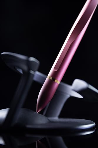 novium Hoverpen Interstellar - Unisex Ballpoint Pen, Mars Magma, 23.5 Degree Angle, Premium Design, Smooth Writing, No Spills - color: Mars Magma, style: 18K Gold-Plated