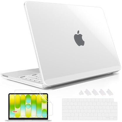 May Chen for MacBook Neo 13 inch Liquid Retina Display ((2026 Release A3404), Slim & Lightweight Protective Case with Screen Protector&Keyboard Cover&Dust Plug, Crystal Clear - color: Crystal Clear