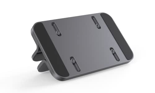 JOKItech Aluminum Laptop Vertical Stand Organizer, Sturdy Laptop Computer Holder Desktop Stand Compatible with new Retina Apple MacBook Pro/Air/Neo, Mac mini & iPad Pro - Spacegrey - color: Spacegrey