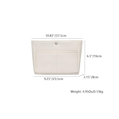 YONEBN waterproof Storage Bag Lightweight Large Capacity nylon Bag Inner Bag Handbag Organizer - color: Pu/French Oak