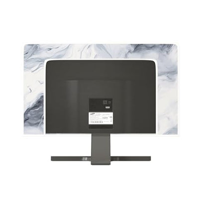 Waterproof Television Cover 32 Inch Anti-Static Dustproof Protective Full Body Cover for TV Screen Sleeve Compatible with Television LED LCD OLED TVs，Incanus Marble Design - color: Incanus, size: 32 Inch