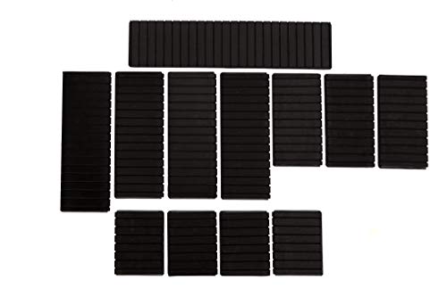 TC-A5 Black Lockable Storage Case with Sliding Divider Walls for TCG, Deck Box, Card Games, MTG, Magic, FaB, YGO, FaB, Dominion, Board Games