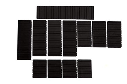 TC-A5 Black Lockable Storage Case with Sliding Divider Walls for TCG, Deck Box, Card Games, MTG, Magic, FaB, YGO, FaB, Dominion, Board Games