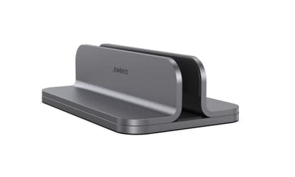 JOKItech Aluminum Laptop Vertical Stand Organizer, Sturdy Laptop Computer Holder Desktop Stand Compatible with new Retina Apple MacBook Pro/Air/Neo, Mac mini & iPad Pro - Spacegrey - color: Spacegrey