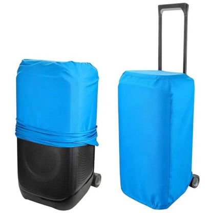 Dust cover protective cover for portable party speakers, extendable dust cover with elastic band speaker slide cover (2-piece set)